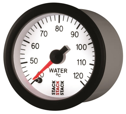 Autometer Stack 52mm 40-120 Deg C 1/8in NPTF Male Pro Stepper Motor Water Temp Gauge - White ST3357 ST3357 User 3