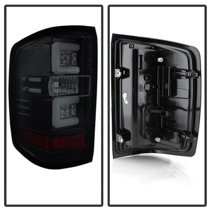 Spyder Chevy Silverado 16-17 Light Bar LED Tail Lights - Black Smoke ALT-YD-CS16-LED-BSM 5083739 5083739 Photo - Unmounted