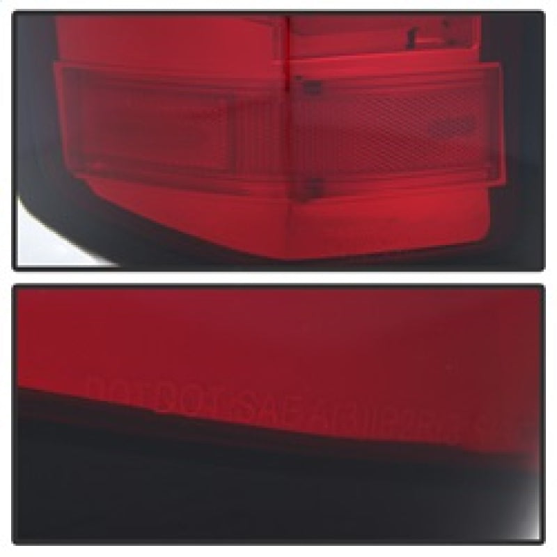 Spyder Chevy 1500 14-16 Light Bar LED Tail Lights Red Clear ALT-YD-CS14-LBLED-RC 5080011 5080011 Photo - Unmounted
