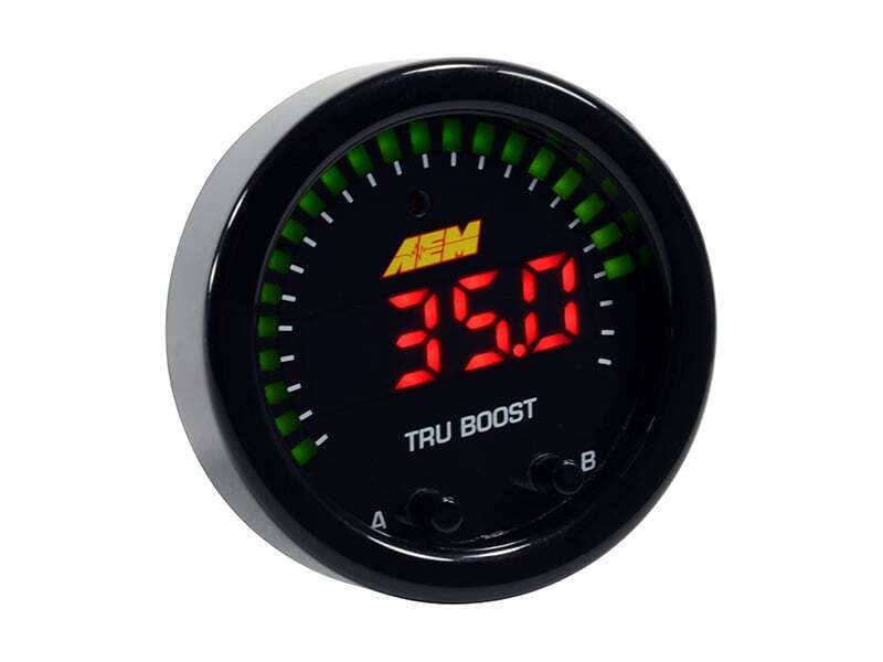 AEM X-Series Tru-Boost Controller Gauge w/ Boost Control Solenoid 80PSIg Internal MAP Sensor 30-0352 30-0352 Photo - out of package