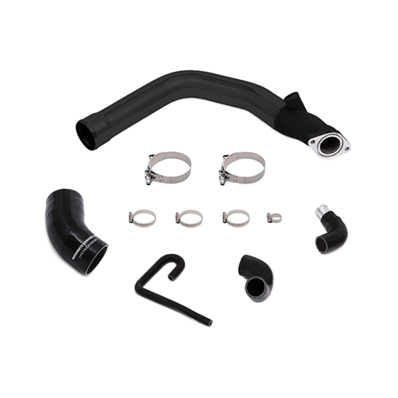 Mishimoto Wrinkle Black Charge Pipe Kit Subaru WRX 2015+ MMICP-WRX-15WBK Photo - Primary
