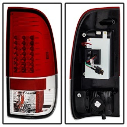 Spyder Ford Super Duty 08-15 Version 2 LED Tail Lights Red Clear ALT-YD-FS07-LED-G2-RC 5029195 5029195 Photo - Unmounted