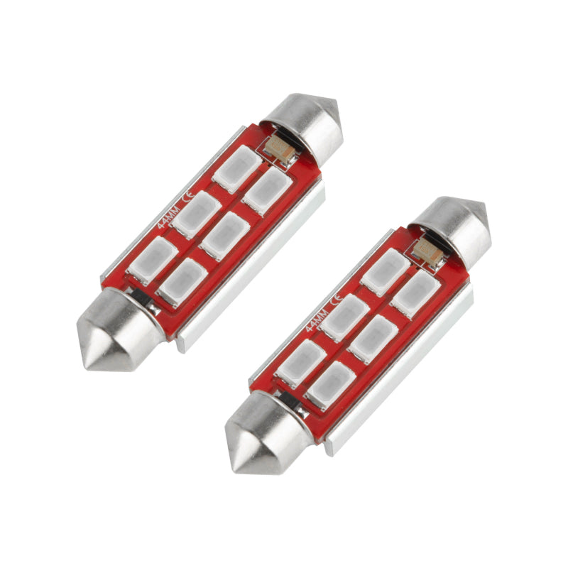 ORACLE Lighting Oracle 44MM 6 LED 3-Chip Festoon Bulbs (Pair) - Red 5207-003 5207-003 Photo - Close Up