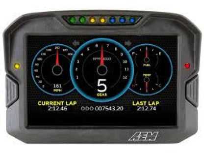 AEM Electronics Digital Dash, CD-7L, Carbon Housing, Data Logging, CAN Bus, Kit 30-5701 Photo - out of package