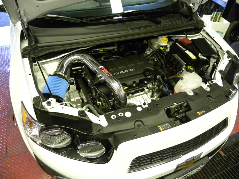 Injen Polished Short Ram Cold Intake 12-13 Chevrolet Sonic 1.4L Turbo 4 Cyl SP7036P Photo - Mounted