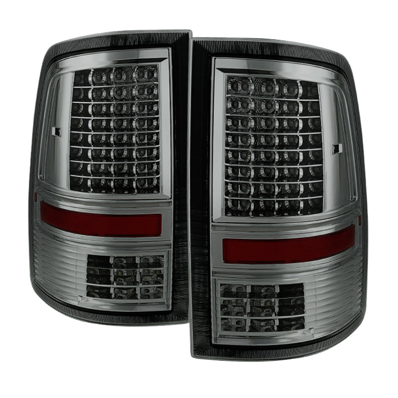 SPYDER Xtune Dodge Ram 1500 09-14 LED Tail Lights Incandescent Model Only Smoked ALT-JH-DR09-LED-G2-SM 9034862 9034862 Photo - Primary