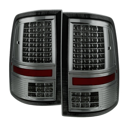 SPYDER Xtune Dodge Ram 1500 09-14 LED Tail Lights Incandescent Model Only Smoked ALT-JH-DR09-LED-G2-SM 9034862 9034862 Photo - Primary