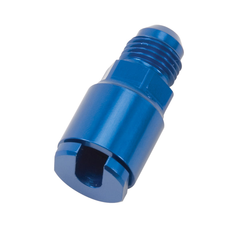 Russell Performance -6 AN male to 1/4in SAE Quick-Disconnect Female (Blue Single) 641300 641300 Photo - Primary