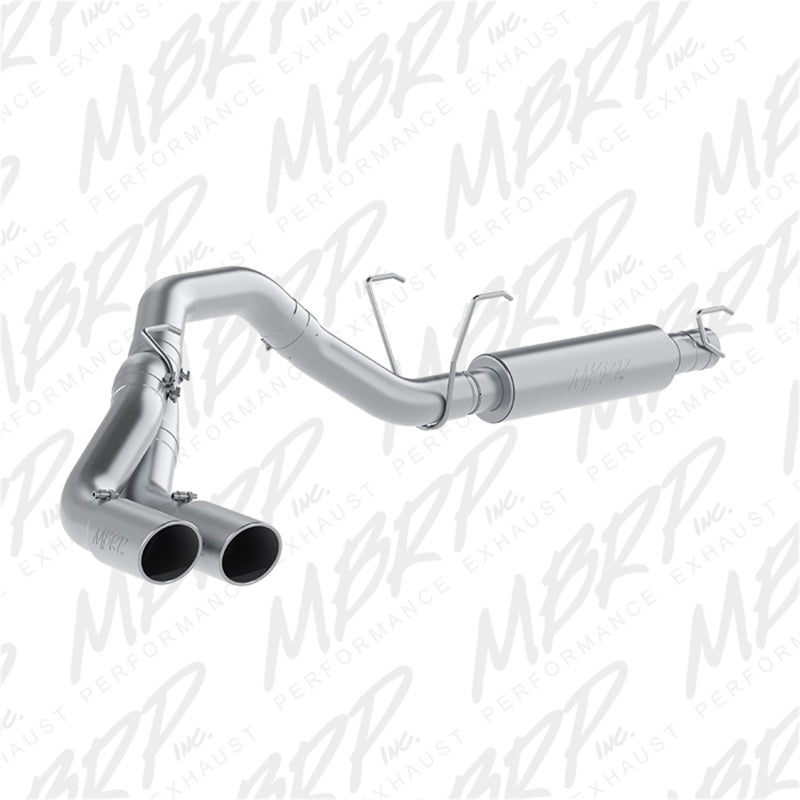 MBRP 14-16 Ram 2500/3500 6.4L 4in AL Single Side Dual Outlet Cat Back S5150AL Photo - Primary