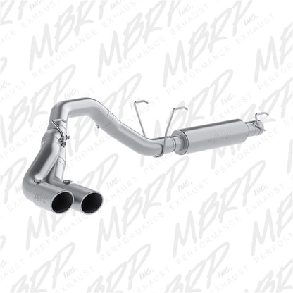 MBRP 14-16 Ram 2500/3500 6.4L 4in AL Single Side Dual Outlet Cat Back S5150AL Photo - Primary
