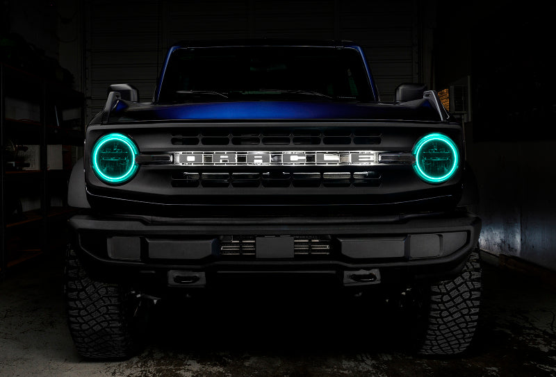 ORACLE Lighting Oracle 2021 Ford Bronco Base Headlight LED Halo Kit - ColorSHIFT - w/ 2.0 Controller 1470-333 1470-333 User 1