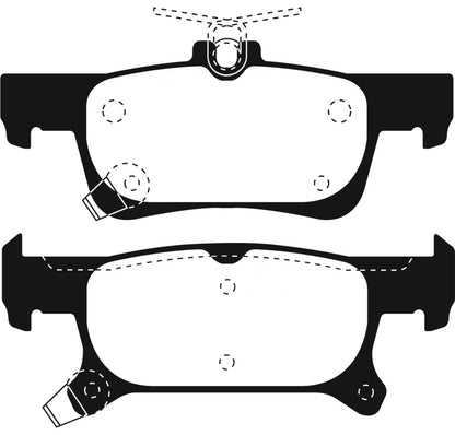 EBC 2016+ Buick Envision 2.0L Turbo Redstuff Rear Brake Pads DP33079C DP33079C Photo - Primary
