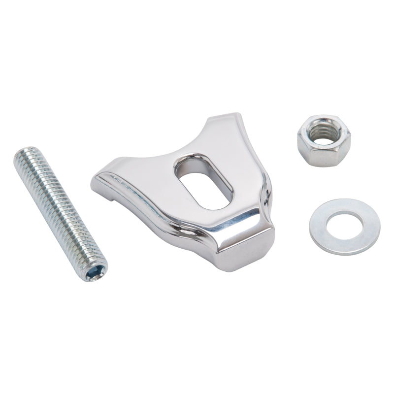Edelbrock Distributor Hold Down Clamp Chevy Zinc Chrome 4802 Photo - Primary