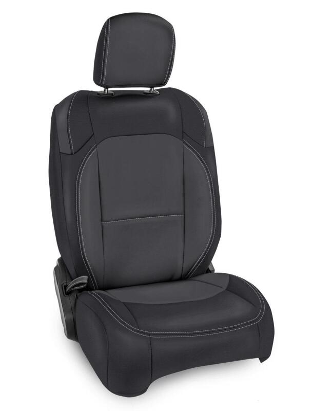 PRP Seats PRP 2018+ Jeep Wrangler JL/2 door/Rubicon Front Seat Covers (Pair) - Black/Grey B038-03 B038-03 Photo - Primary