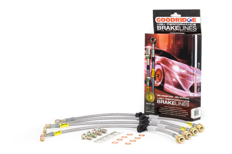 Goodridge Stainless Steel Brake Line SS Braid 01-03 Acura CL 20082 Photo - Primary
