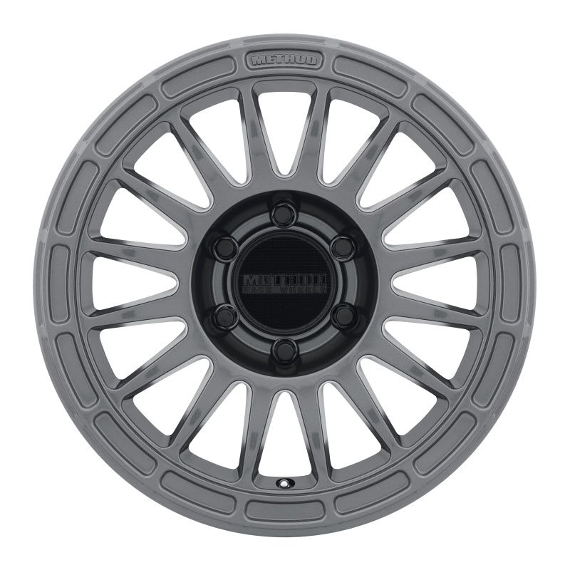 Method MR314 17x7.5 +25mm Offset 6x5.5 106.25mm CB Gloss Titanium Wheel MR31477560825 MR31477560825 Photo - Close Up