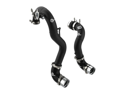 aFe 21-22 Ford Bronco L4-2.3L (t) BladeRunner Alum Hot/Cold Charge Pipe Kit - Black 46-20574-B 46-20574-B Photo - Primary