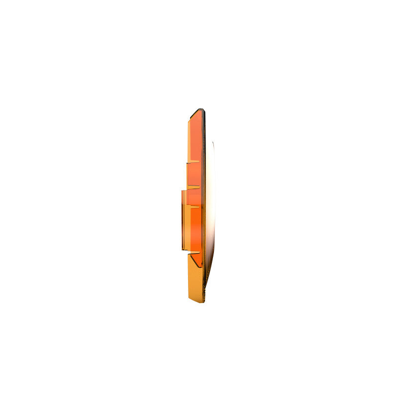 KC HiLiTES SlimLite 8in. LED Light Shield Driving (Shield Only) - Amber 5211 5211 User 2