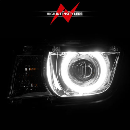 Anzo 2010-2013 Chevrolet Camaro Projector Headlights w/ Halo Chrome (CCFL) 121311 Photo - Unmounted