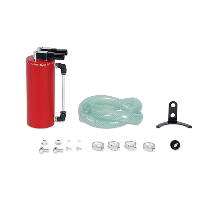 Mishimoto Aluminum Oil Catch Can - Wrinkle Red Small MMOCC-SAWRD Photo - Primary