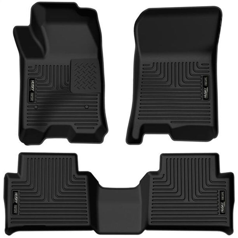 Husky Liners 2023 Chevrolet Colorado/GMC Canyon WeatherBeater Front & 2nd Seat Floor Liners - Black 99221