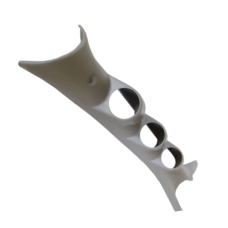 Autometer Gauge Mount, A-Pillar, Full, Triple, 2 1/16", Tan, Dodge Ram 03-09 17213 User 2