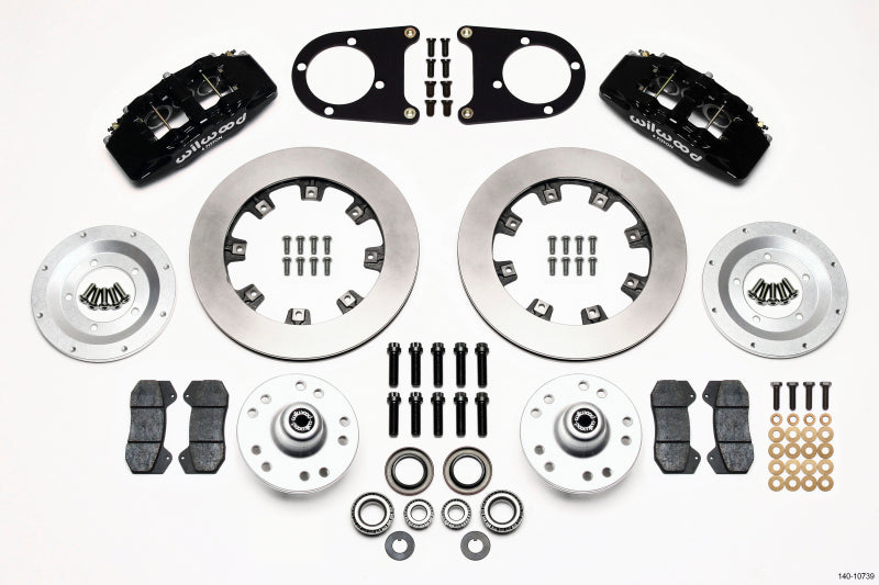 Wilwood Dynapro 6 Front Hub Kit 12.19in 37-48 Ford Psgr. Car Spindle 140-10739 140-10739 Photo - Primary
