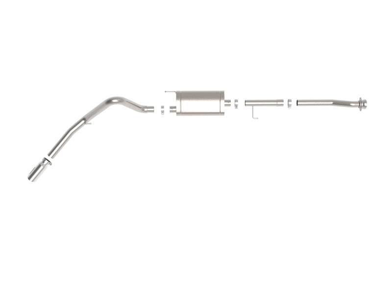 aFe Apollo GT 3in 409 SS Cat-Back Exhaust 2021 Ford F-150 V6 2.7L/3.5L (tt)/V8 5.0L w/ Polished Tips 49-43125-P 49-43125-P Photo - Unmounted