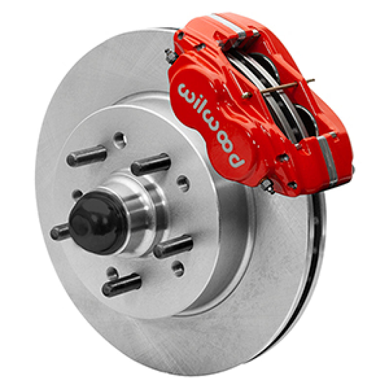 Wilwood 55-57 Chevy Bel Air Dynalite 4 Classic Kit, 5x4.75in Hub - Red 140-16906-R 140-16906-R User 1