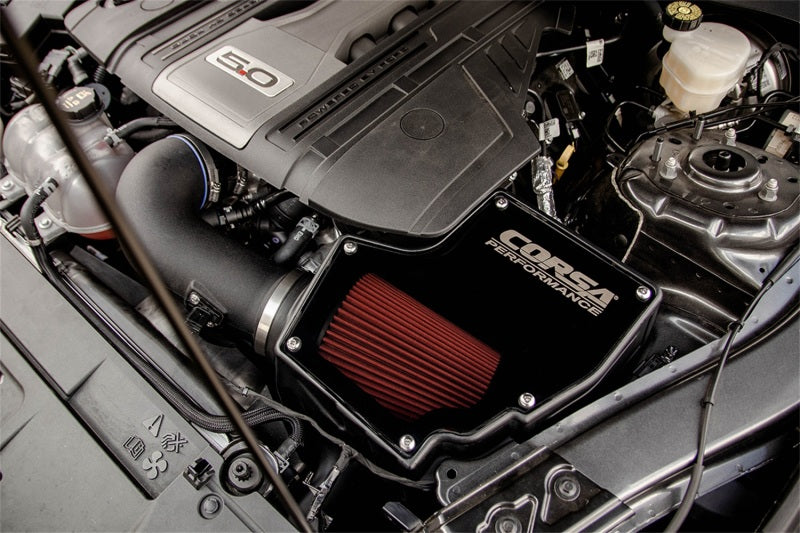 Corsa Air Intake DryTech 3D Closed Box 18-20 Ford Mustang GT 5.0L V8 419850D 419850D Photo - Mounted
