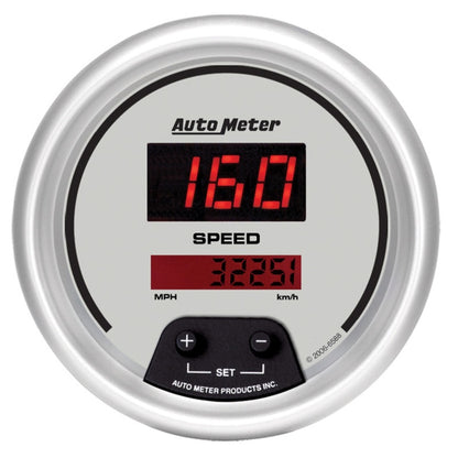 Autometer Ultra-Lite 3 3/8in 160 MPH Digital Speedo Gauge 6588 6588 Photo - Primary