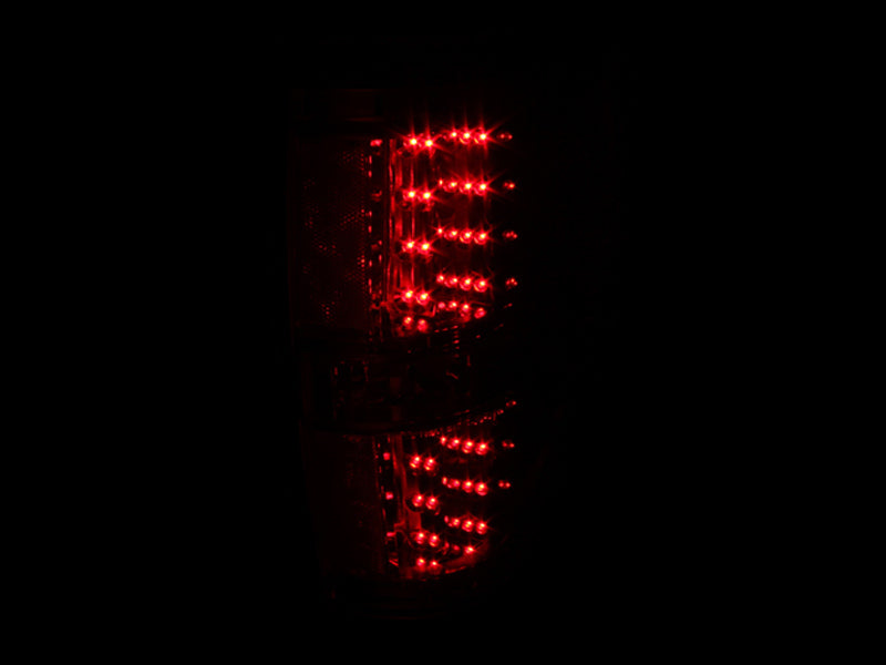 Anzo 2009-2014 Ford F-150 LED Taillights Red/Clear 311139 Photo - Mounted
