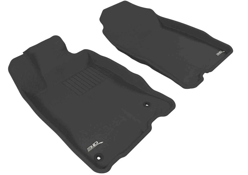 3D MAXpider 2011-2016 Honda CR-Z Kagu 1st Row Floormat - Black L1HD03511509 L1HD03511509 Photo - Primary