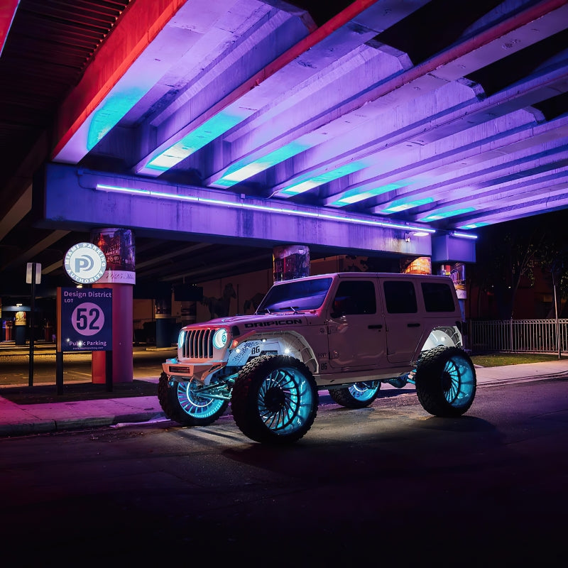 ORACLE Lighting Oracle LED Illuminated Wheel Rings - ColorSHIFT No Remote - ColorSHIFT No Remote 4215-334 4215-334 Photo - lifestyle view