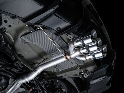 AWE Tuning 2024 Acura Integra Type S DE5 FWD Track Edition Exhaust w/ Triple Chrome Silver Tips 3020-52335 3020-52335 Photo - Mounted