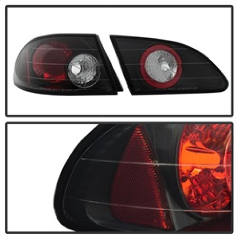 Spyder Toyota Corolla 98-02 Euro Style Tail Lights Black ALT-YD-TC98-BK 5007476 5007476 Photo - Unmounted