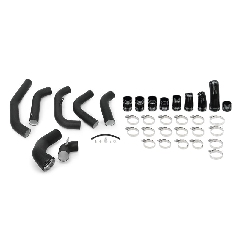 Mishimoto 15-16 Ford F-150 3.5L EcoBoost I/C Pipe Kit - Wrinkle Black MMICP-F35T-15KWBK Photo - Primary