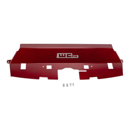 Wehrli 13-18 Cummins Fabricated Aluminum Radiator Cover - WCFab Red WCF100546-RED WCF100546-RED Photo - Primary