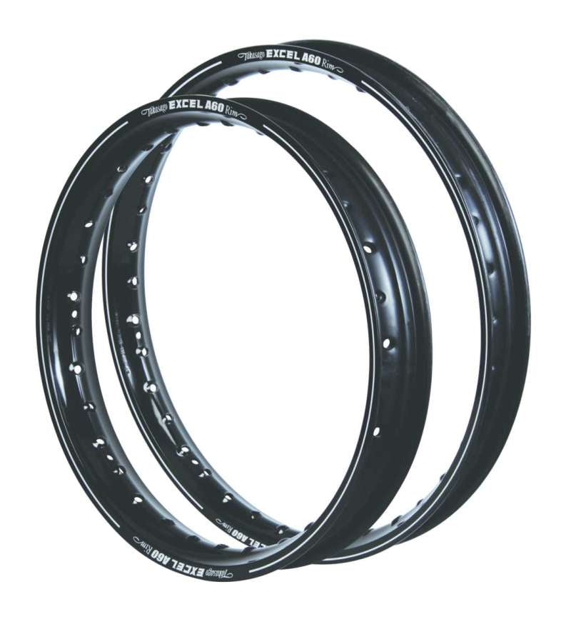 Excel A60 Rims 18x2.15 36H - Black FEK610