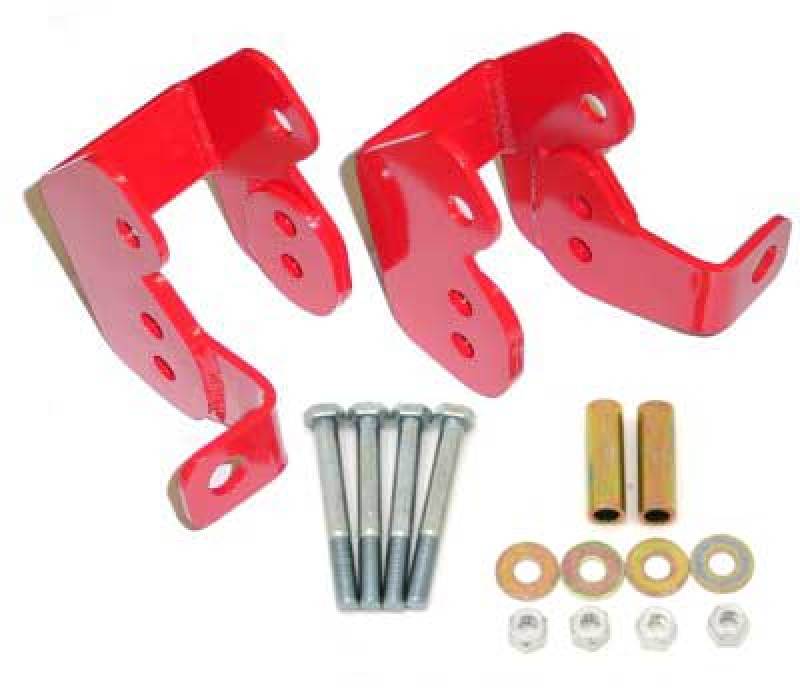 BMR 82-02 3rd Gen F-Body Bolt-On Control Arm Relocation Brackets - Red CAB002R CAB002R User 1