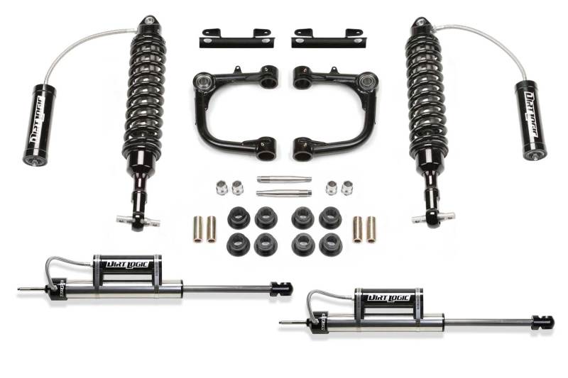 Fabtech 05-14 Toyota Tacoma 2WD/4WD 6 Lug 3in UCA System w/DL 2.5 Resi Coilovers & Rear DL Shocks K7036DL K7036DL Photo - Primary
