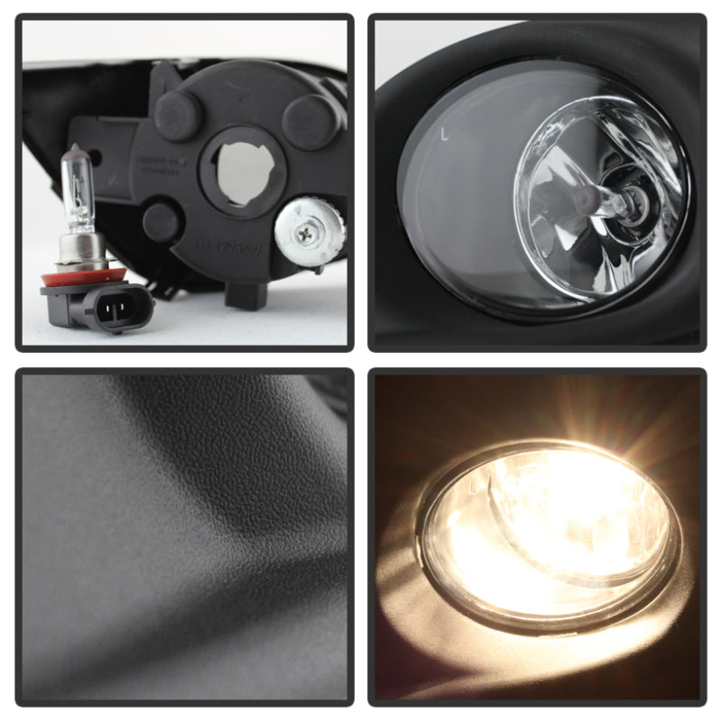 Spyder Nissan Altima 2013-2015 4dr. OEM Fog Lights w/Switch Clear FL-NA13-C 5077813 5077813 User 1