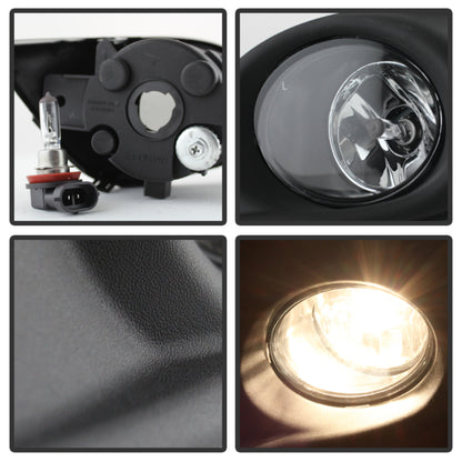 Spyder Nissan Altima 2013-2015 4dr. OEM Fog Lights w/Switch Clear FL-NA13-C 5077813 5077813 User 1