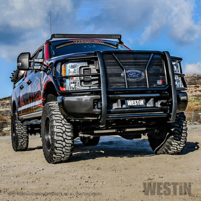 Westin 17-22 Ford F-250/350 HDX Modular Grille Guard - Black 57-23905 57-23905 Photo - Mounted