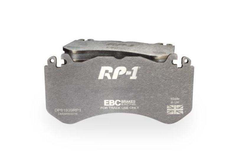EBC Racing 2014+ Mercedes-Benz AMG GT RP-1 Race Front Brake Pads DP81939RP1 DP81939RP1 Photo - Primary