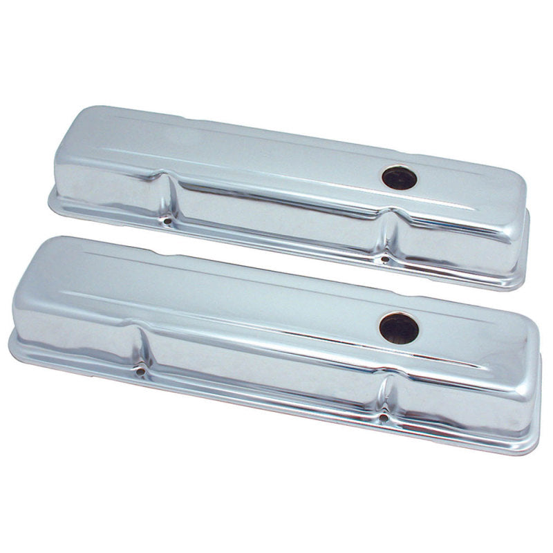 Spectre SB Chevy Short Valve Cover Set - Chrome 5220 5220 Photo - Primary