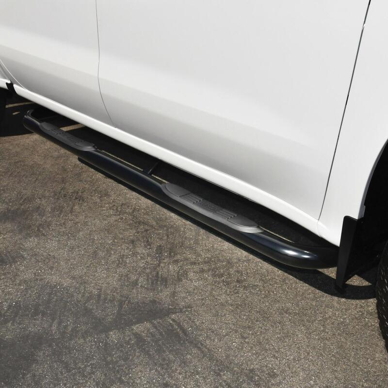 Westin 2019 Chevrolet Silverado/Sierra 1500 Crew Cab E-Series 3 Nerf Step Bars - Black 23-4135 23-4135 Photo - Mounted