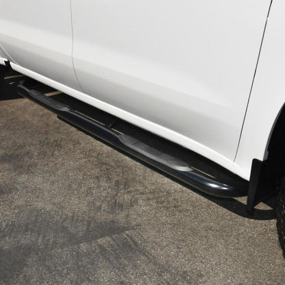 Westin 2019 Chevrolet Silverado/Sierra 1500 Crew Cab E-Series 3 Nerf Step Bars - Black 23-4135 23-4135 Photo - Mounted