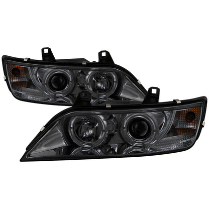 Spyder BMW Z3 96-02 Projector Headlights LED Halo Smoke High H1 Low H1 PRO-YD-BMWZ396-HL-SM 5009104 5009104 Photo - Primary