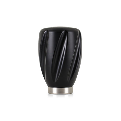 Mishimoto Steel Core Twist Shift Knob Black Delrin MMSK-TWST-BK MMSK-TWST-BK Photo - Primary
